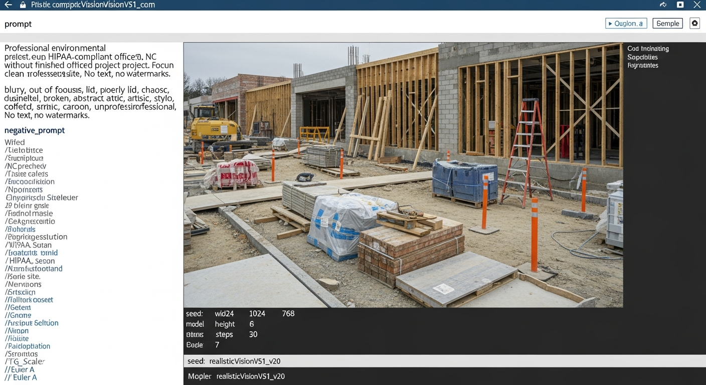 HIPAA Compliant Office Construction Charlotte NC - construction detail 5