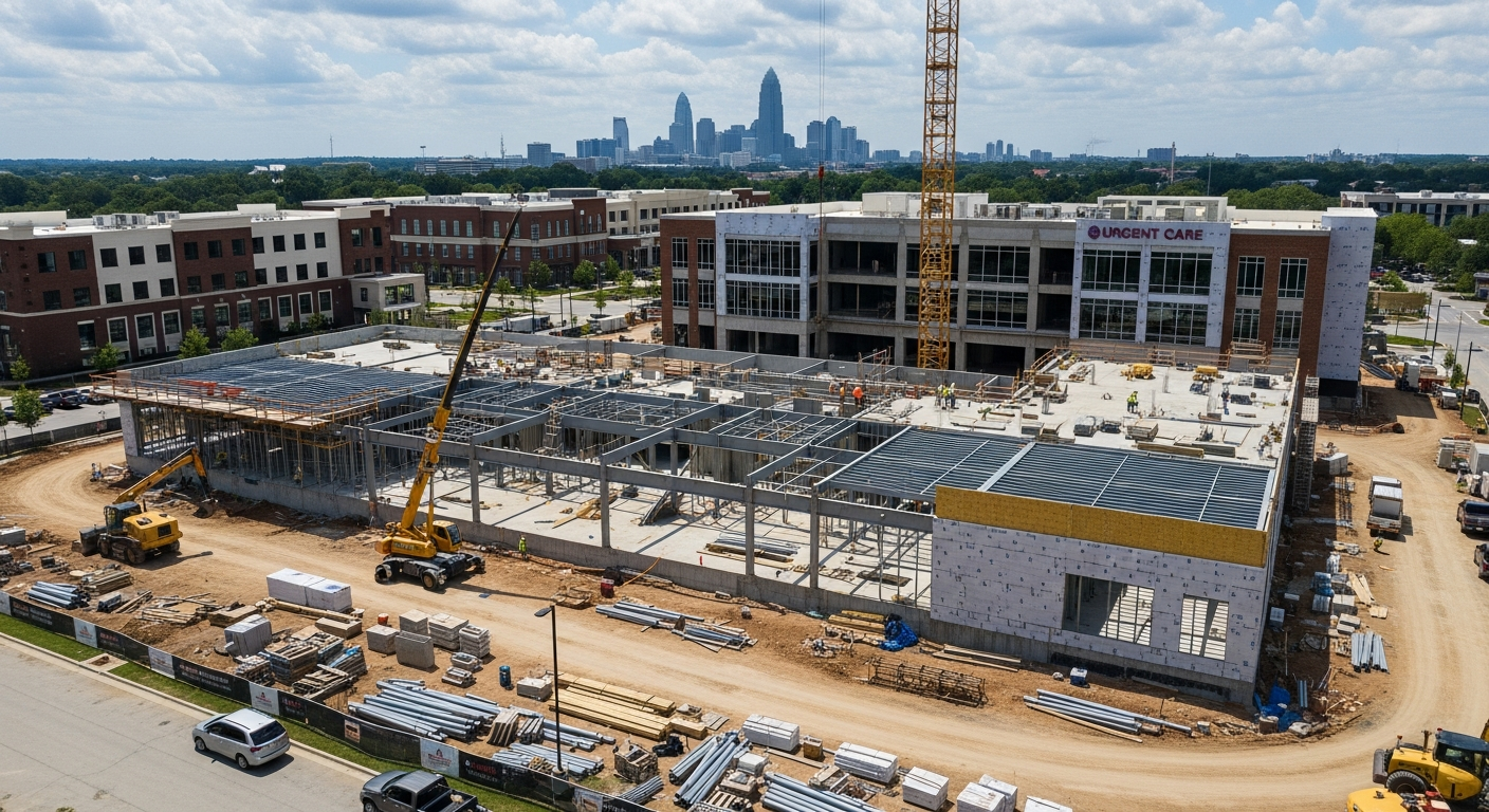 Urgent Care Construction Charlotte - construction detail 4
